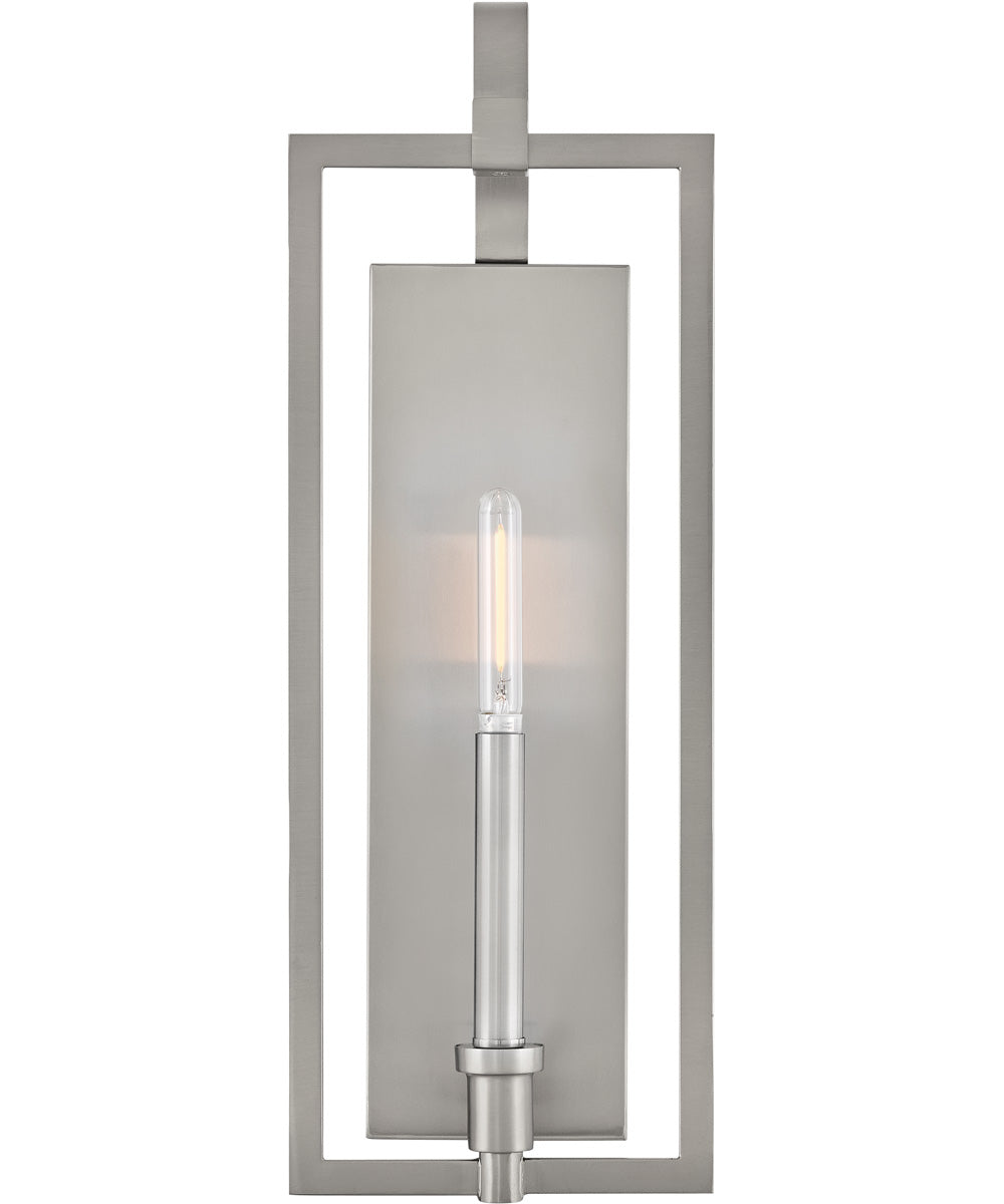 Stassi 1-Light Medium Single Light Sconce in Brushed Nickel