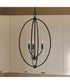 Jheni 3-Light Foyer Pendant Matte Black