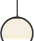 Eterna 1 Light Pendant Matte Black