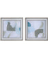 Mist Shapes Framed Prints, Set of 2