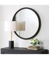32x32" Wall Mirror Matte Black