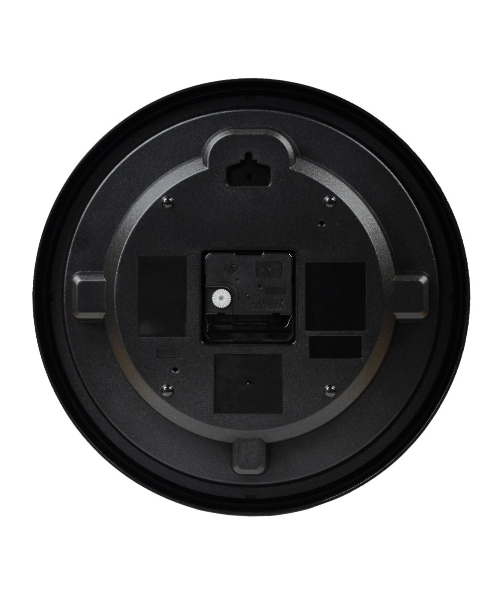 OPEN BOX Wall Clock Oita Brown Glass Cover