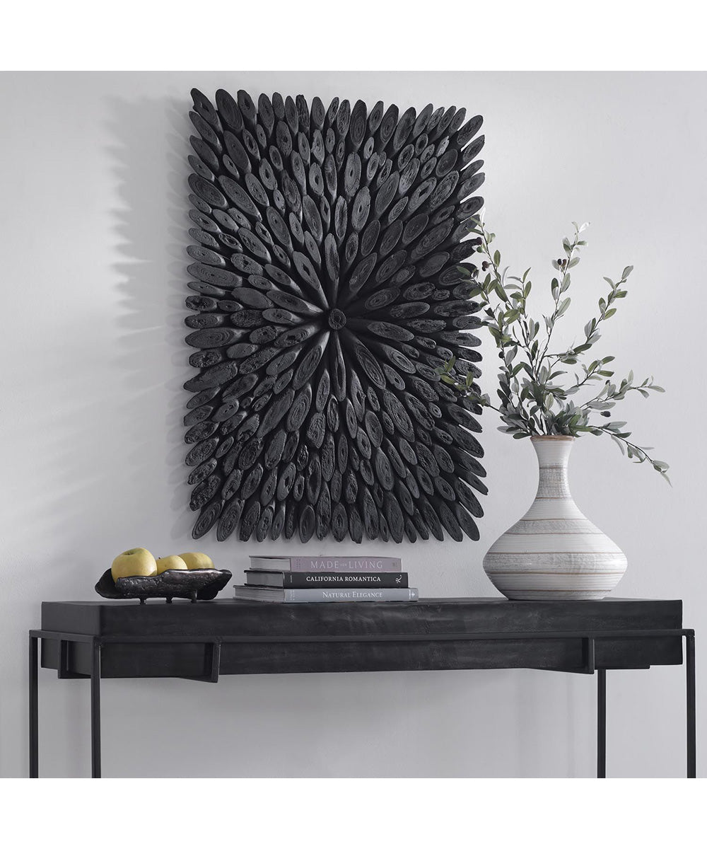 Bahama Black Wood Wall Decor