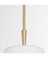 Goodwin Pendant Aged Brass