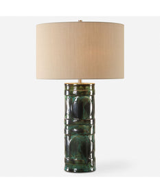 Loch Green Glaze Table Lamp
