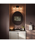 Reines 3-Light Bath Vanity with Clear Glass Shades Matte Black