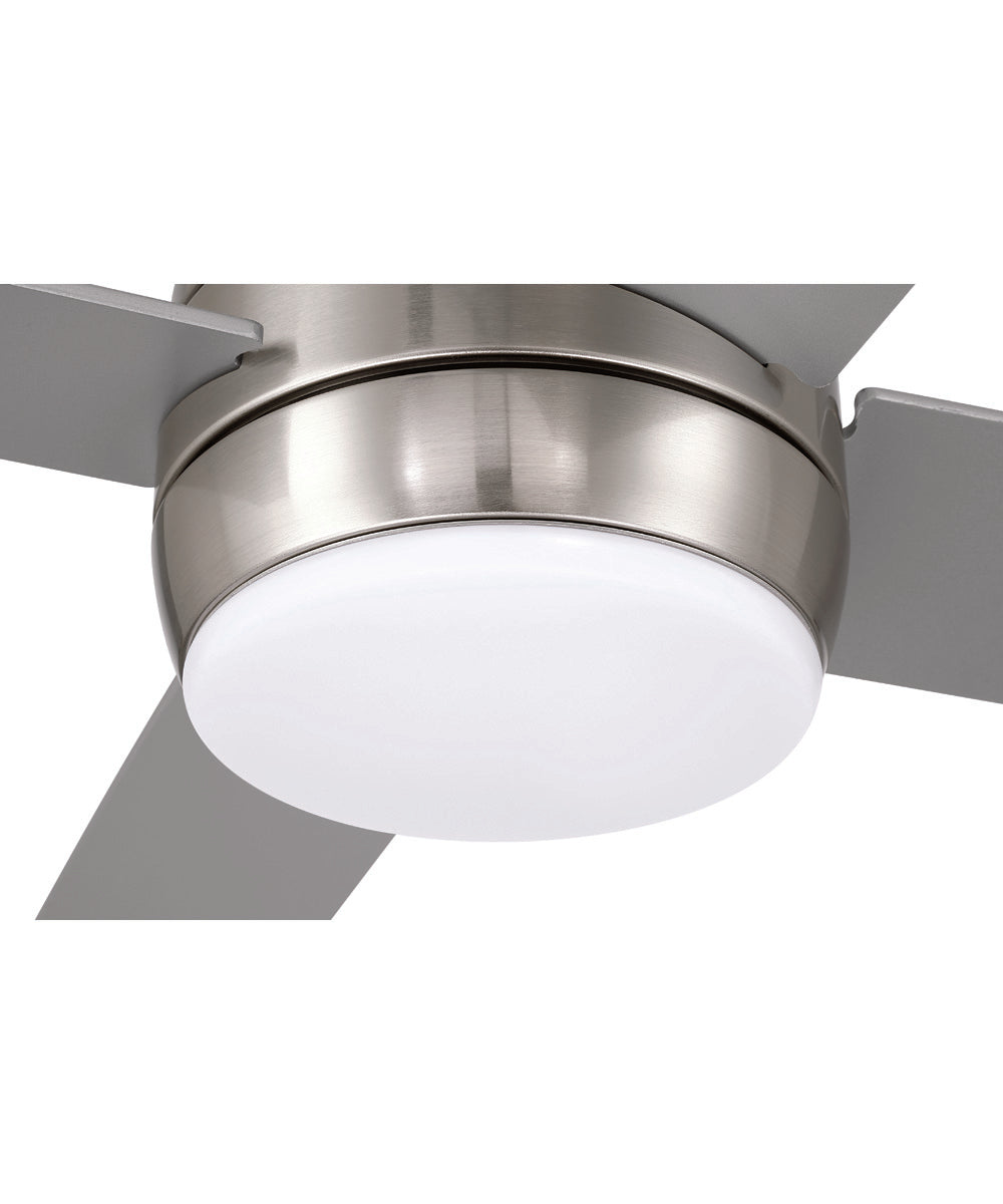 Kelsey 52" 4-blade Indoor Ceiling Fan 1-Light Fan Brushed Polished Nickel