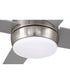 Kelsey 52" 4-blade Indoor Ceiling Fan 1-Light Fan Brushed Polished Nickel