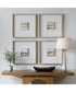 Studying Sepia Hand Painted Canvases Set of 4