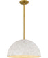 Quoizel Pendant Large 3-light Pendant Brushed Gold