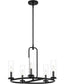 Hudson Heights 5 Light Chandelier Matte Black