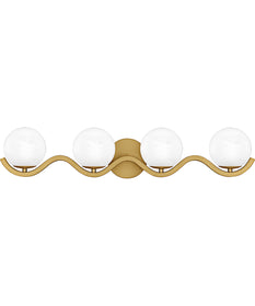 Spherical Extra Large 4-light Bath Light Aged Brass