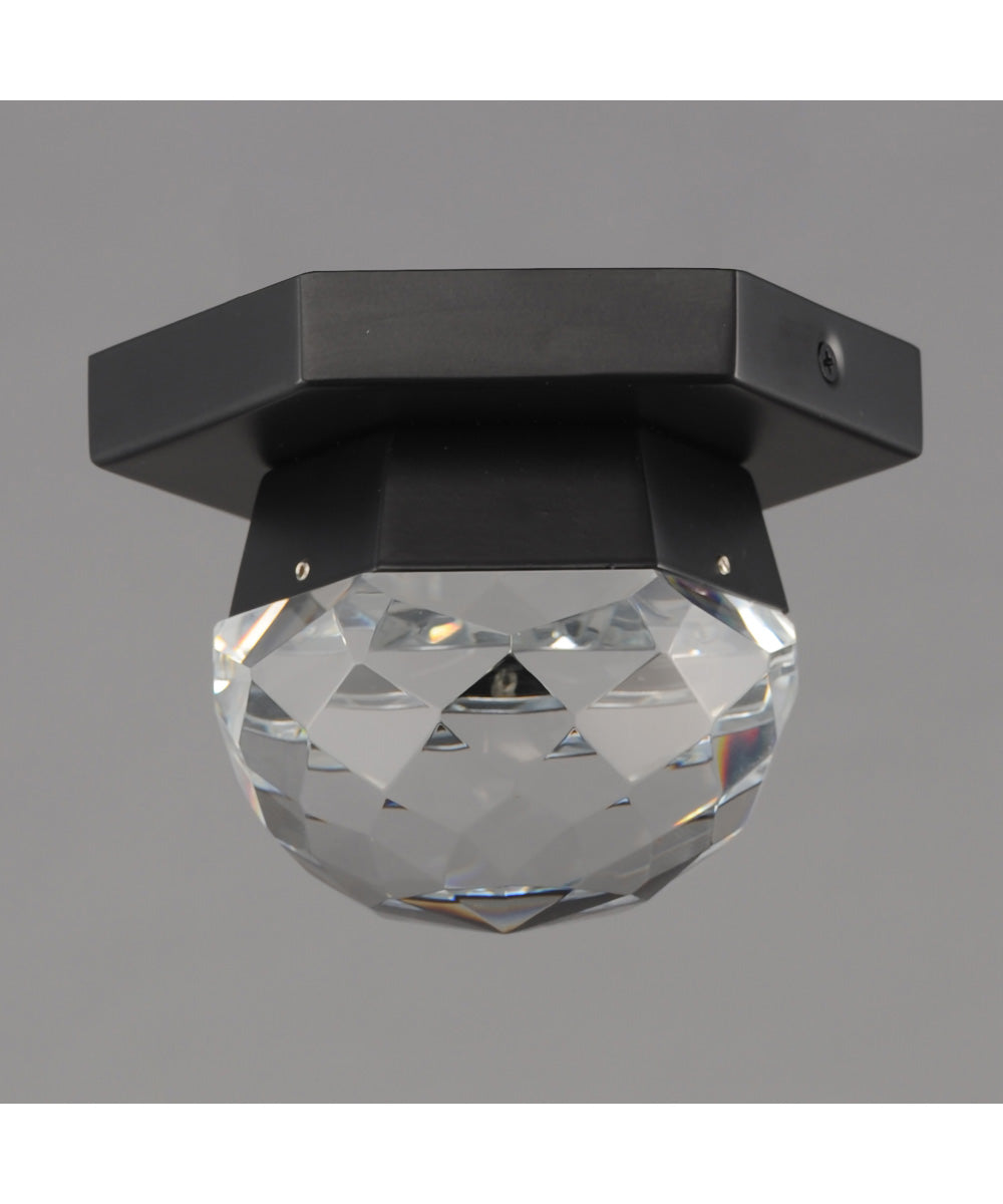 Allumettes 1-Light LED Flush Mount Black