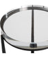 Midas Dark Bronze Round Accent Table