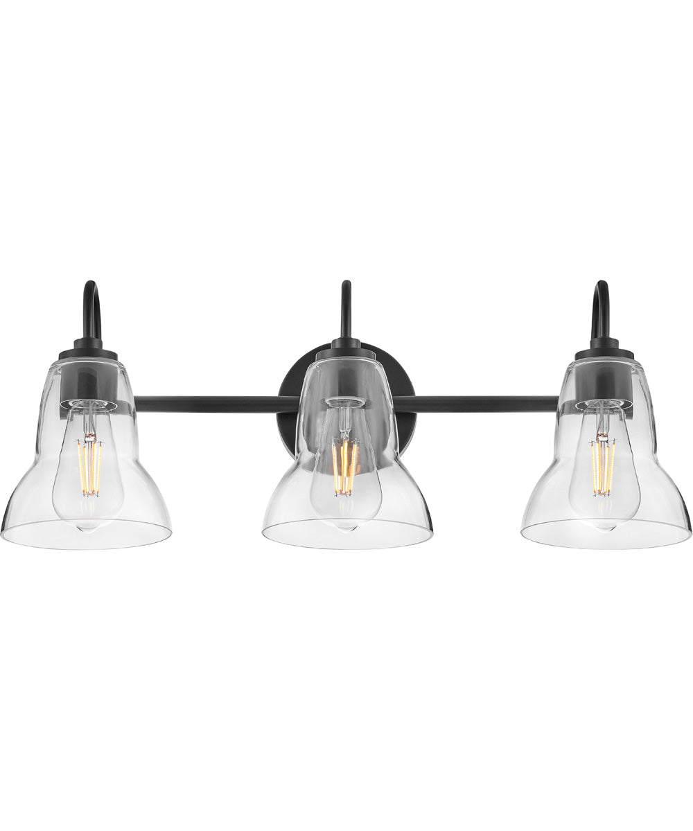 Vera 3-Light Medium Three Light Vanity in Black