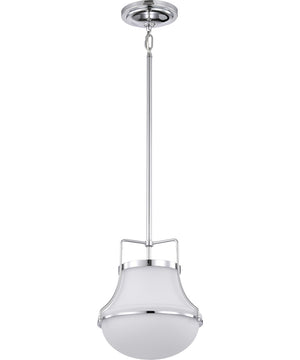 Valdora 1-Light Pendant Polished Nickel