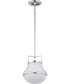 Valdora 1-Light Pendant Polished Nickel