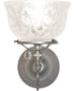 7" Wide Gas & Electric Wreath & Garland Wall Sconce