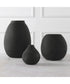 Hearth Matte Black Vases, Set of 3