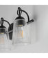 Jackson Hole 3-Light Bath Vanity Black