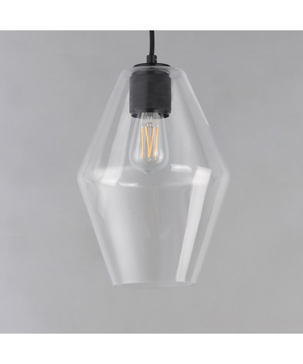 Geode Small Pendant Black