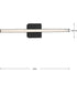 Phase 4 24 in. Medium Modern Integrated 3CCT Integrated LED Linear Vanity Light Matte Black