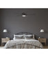 EOS Low Profile 1 bulb Frosted White 52" Ceiling Fan 1-Light Fan Flat Black