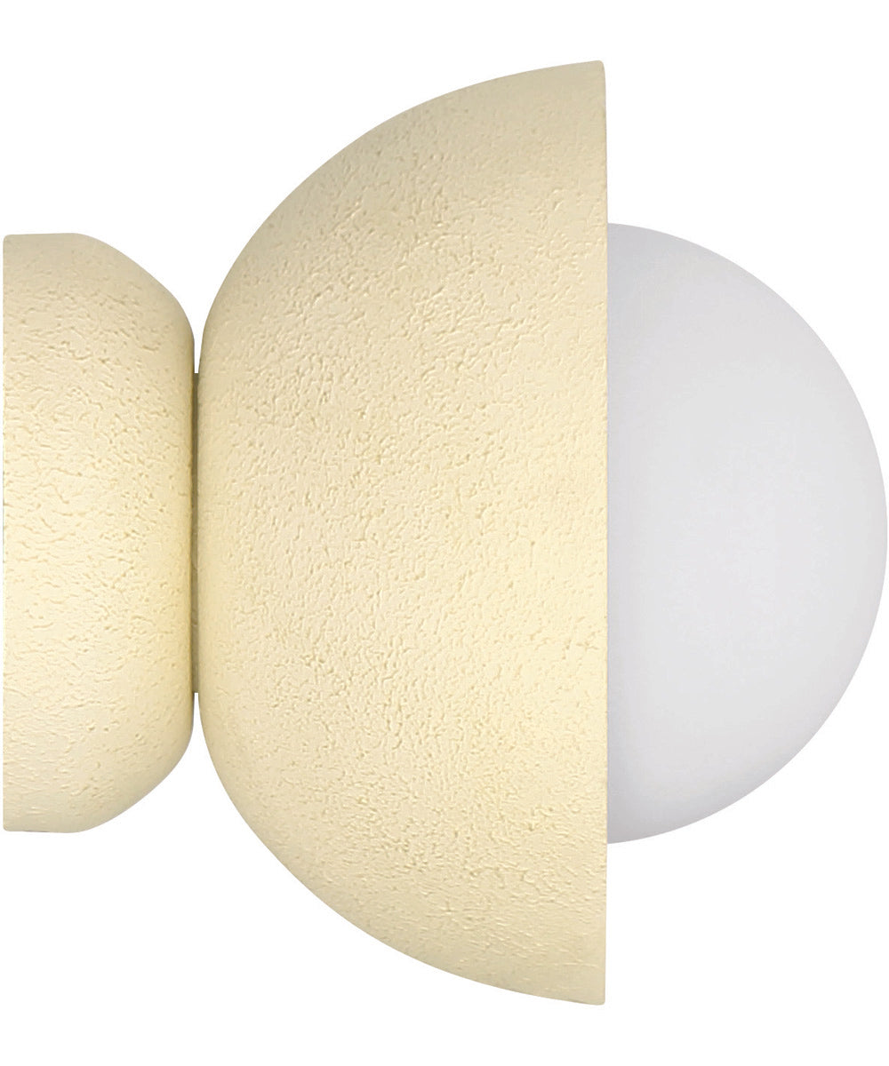 Ventura Dome 1-Light Lighting Cottage White