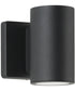 3" Wall Mount Downlight Cylinder Black