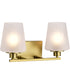 Lune 2-Light Vanity & Wall Vintage Brass