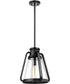 Everett 1-Light Pendant Matte Black