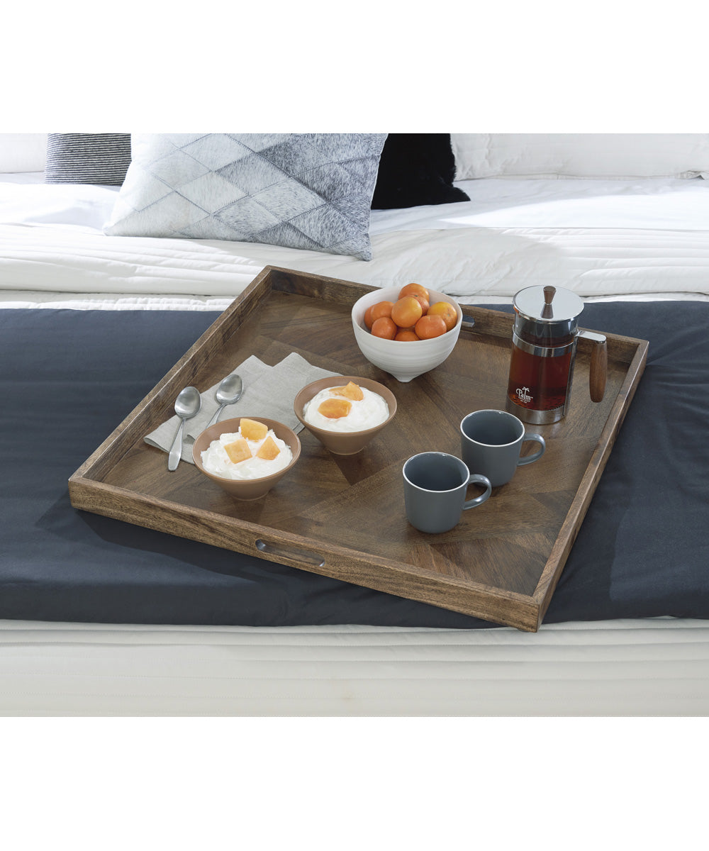 Heddford Tray Brown