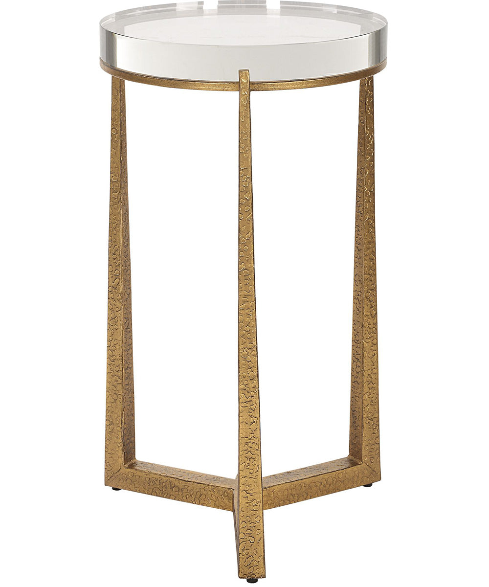 Midas Antique Gold Accent Table