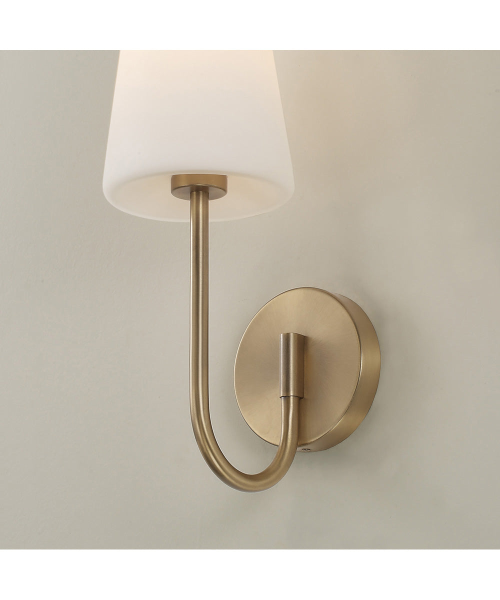 Averitt 1-Light Sconce Aged Brass