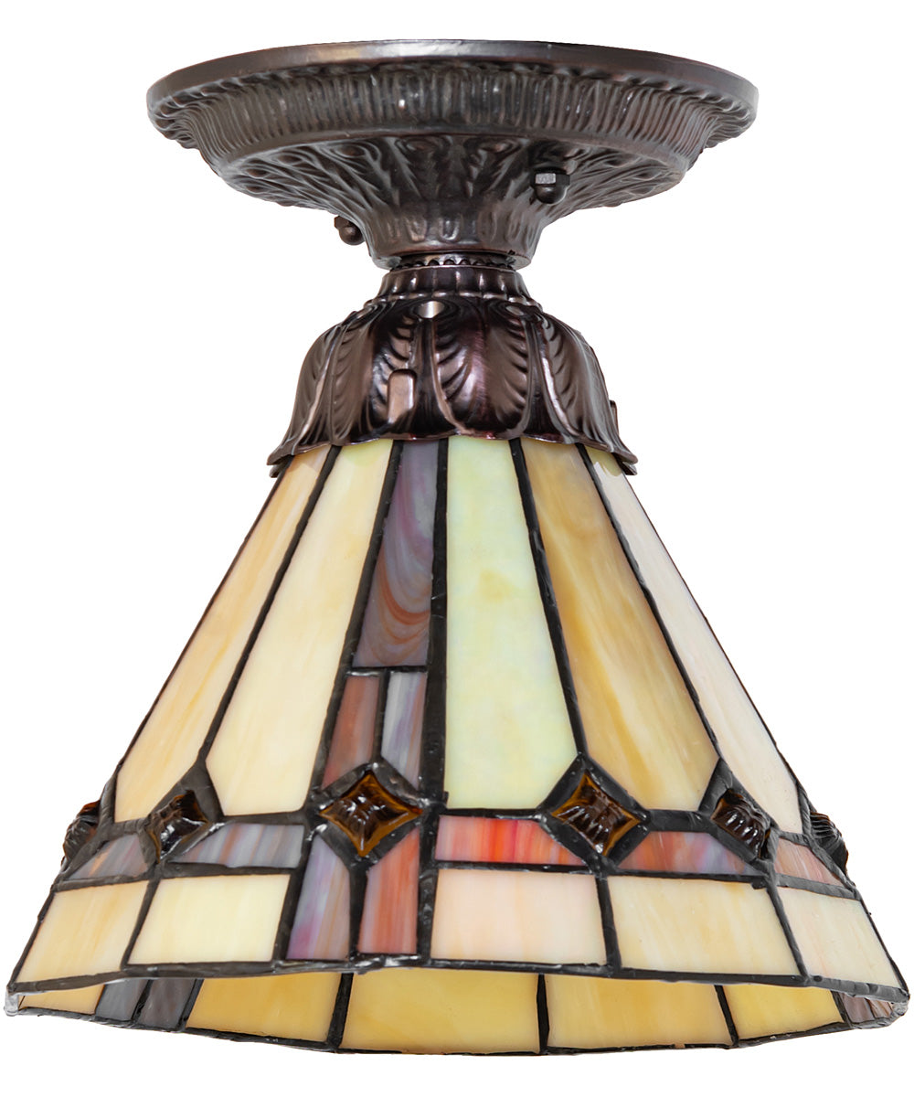 8" Wide Belvidere Flushmount