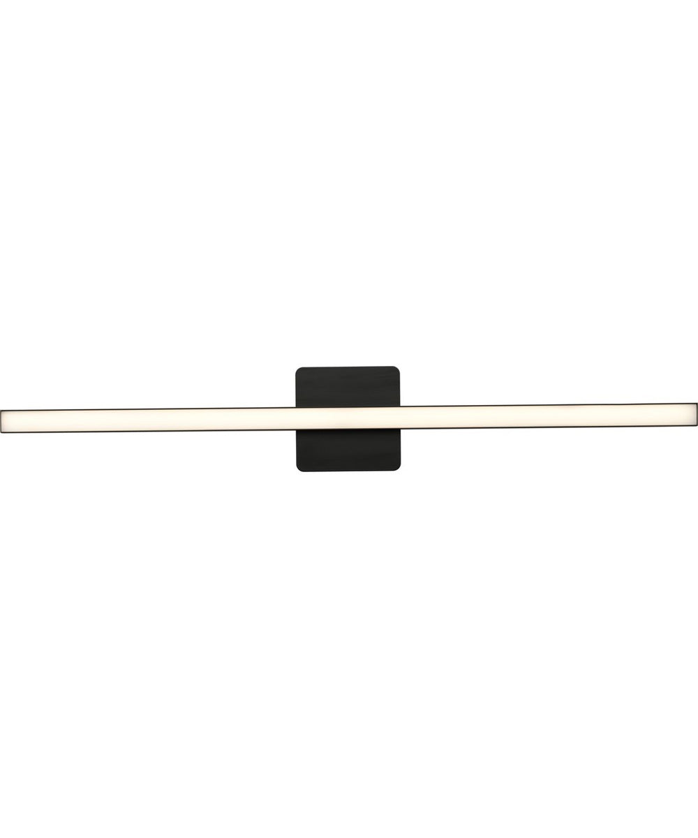 Phase 4 32 in. Large Modern Integrated 3CCT Integrated LED Linear Vanity Light Matte Black