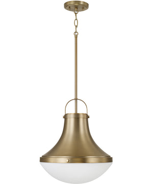 Arlo 1-Light Pendant Aged Brass