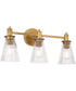 Lawton 3-light Bath Vanity Light Brushed Brass