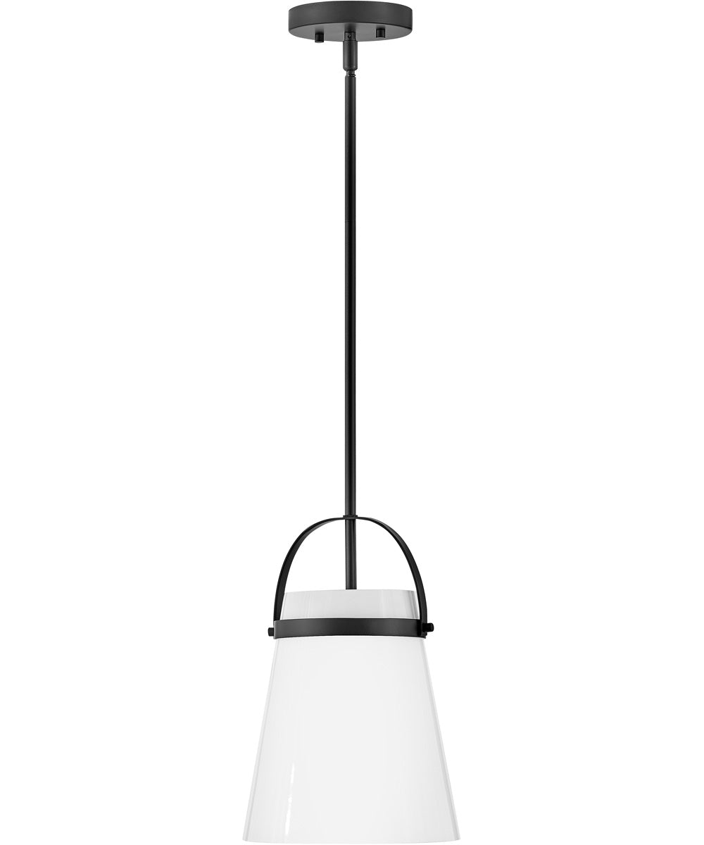 Tori 1-Light Small Single Light Convertible Pendant in Black