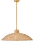Pismo 1-Light Large Pendant in Lacquered Brass