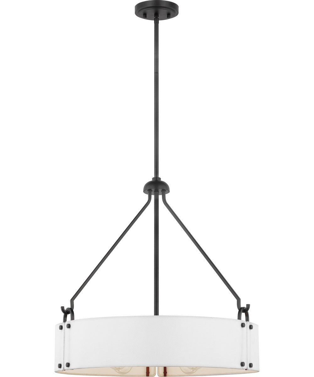 Halter 4-Light Pendant Matte Black