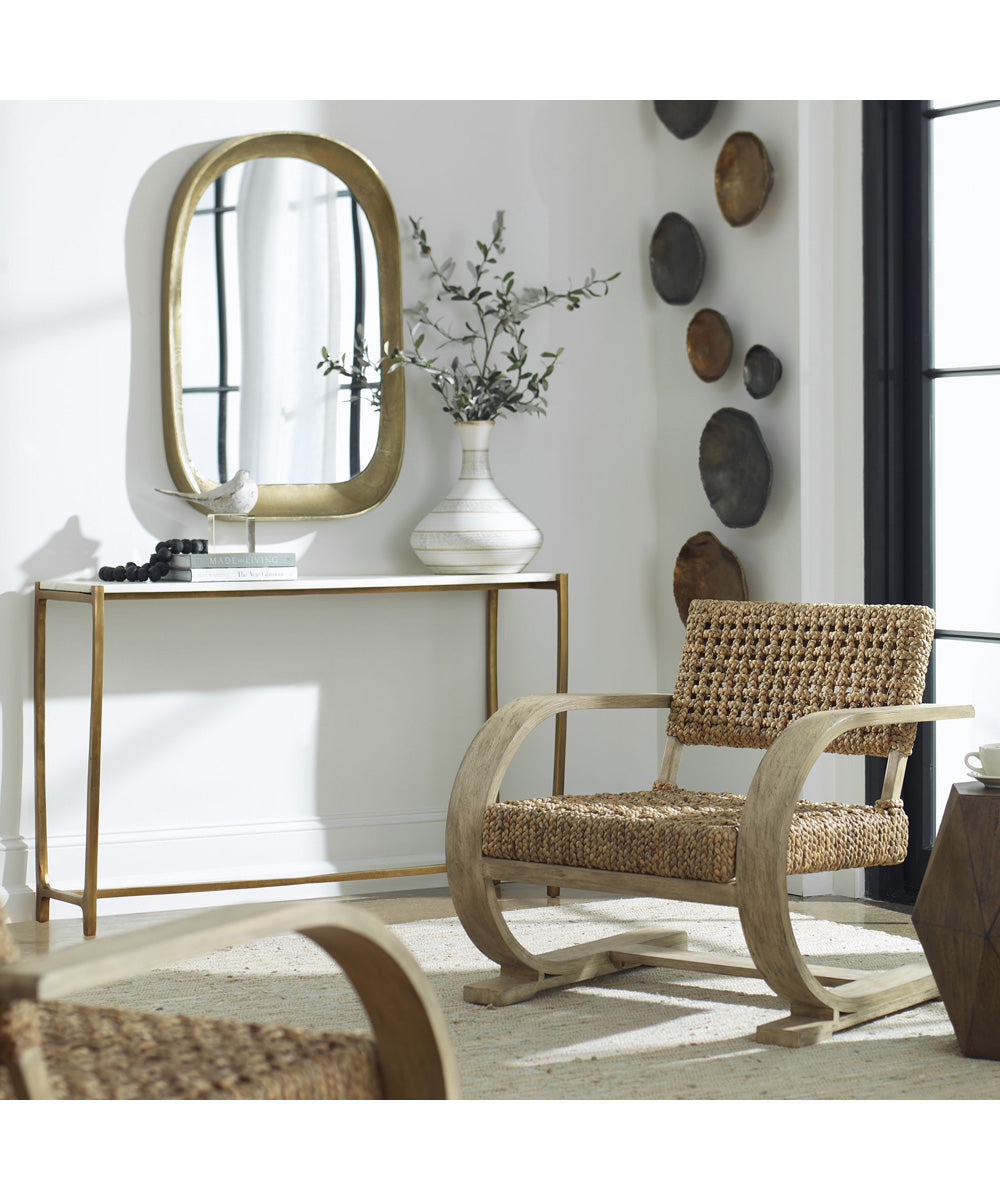 Bradano Brass Arch Mirror