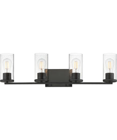 Livingston 4-Light Bath Vanity Black