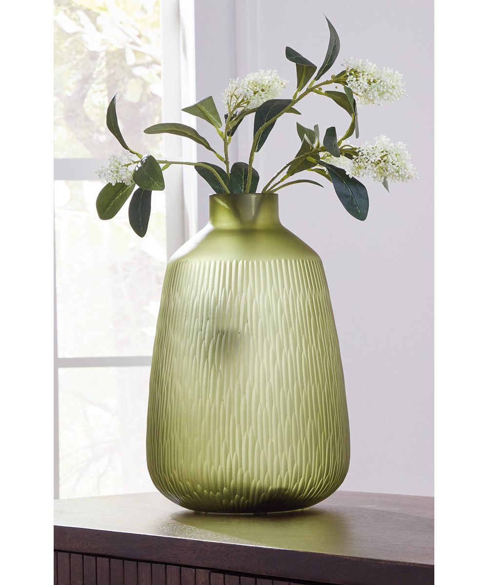 Scottyard Vase Olive Green