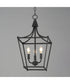 Clifton 3-Light Pendant Black