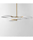 Hoopla 4-Light LED Pendant White/Gold