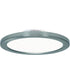 9"W 1-Light LED Close-to-Ceiling Polished Nickel