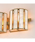 Miramar 3-Light Wall Sconce Capiz / Natural Aged Brass