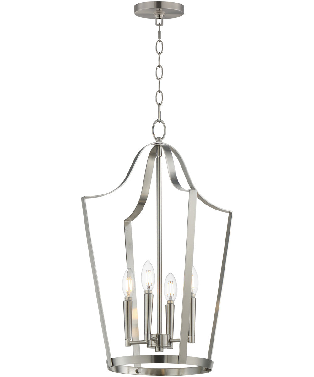 Arden 4-Light Pendant Satin Nickel