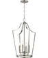 Arden 4-Light Pendant Satin Nickel